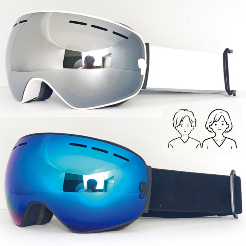Cycling Gear For Large Men - Große Belüftete Atmungsaktive Skibrille Polarisiert Blendschutz