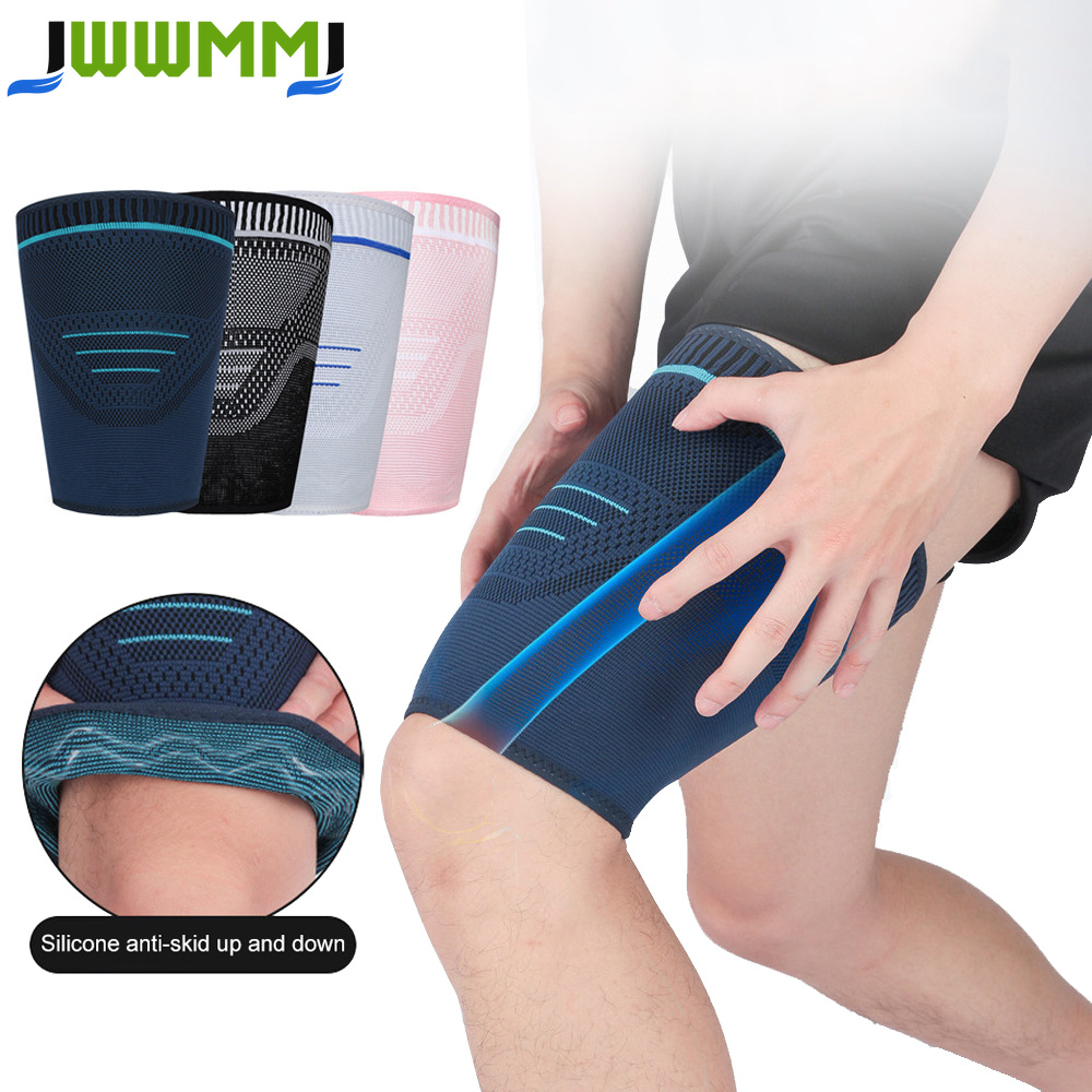 Cycling Quads - 1/2 Stück Oberschenkel-Kompressionsbandagen, Unterstützung für Oberschenkel