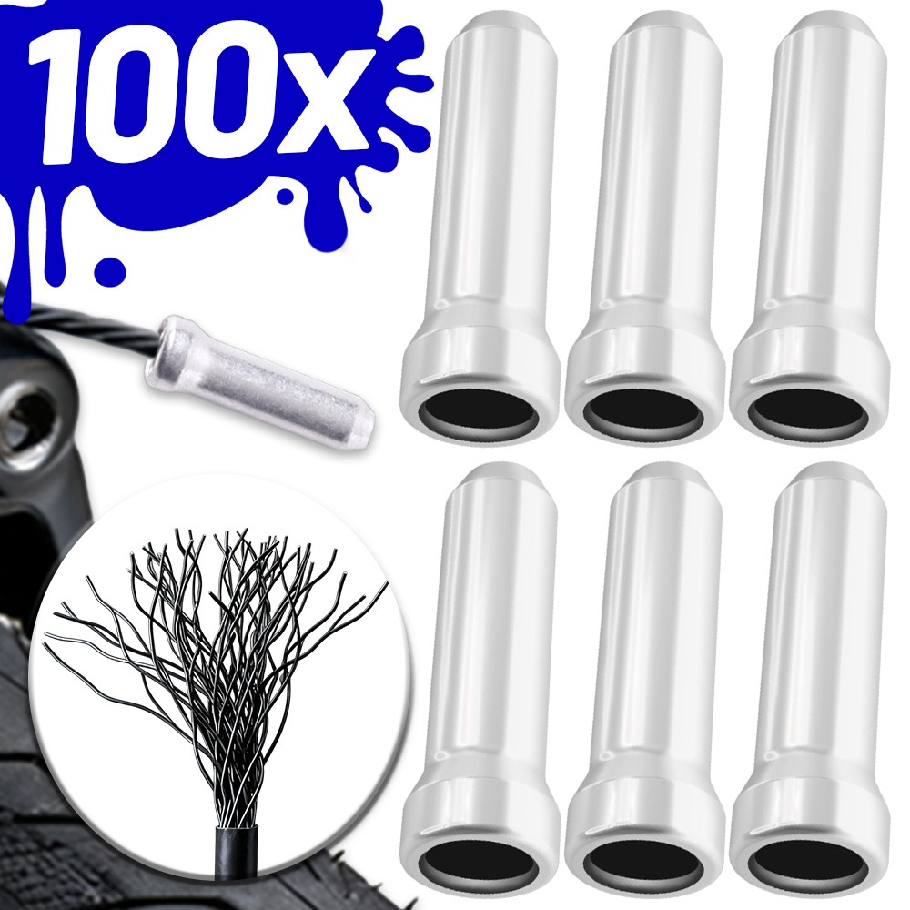 Cycling Gear Tips - Fahrrad Kabel End Kappen Aluminium Legierung