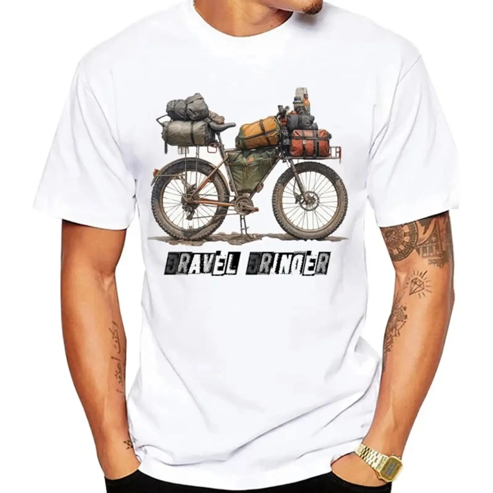 Cycling Gear Gravel - Gravel Bikepacking Radsport T-Shirt Sommer Herren