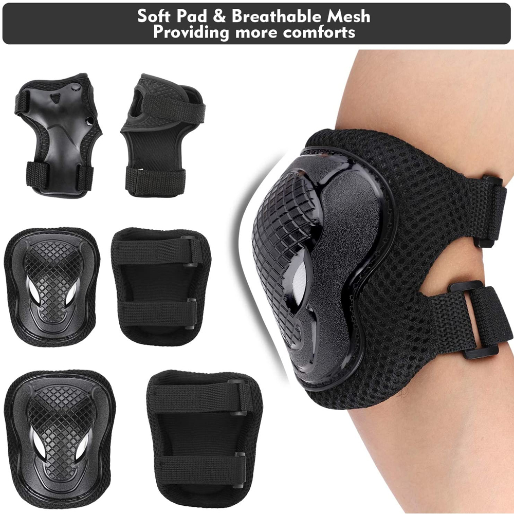 6 Stücke Kinder Knieschützer E – Cycling Protective Gear For Kids Bewertung und Preis