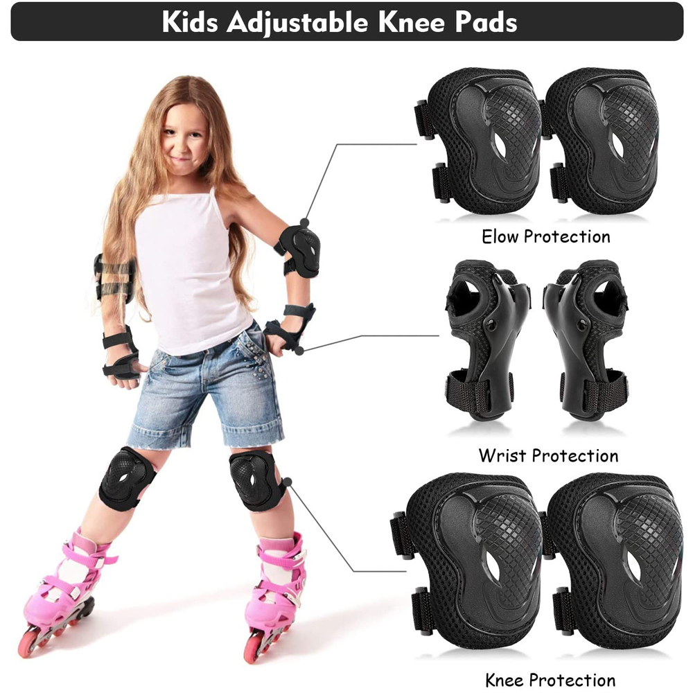 6 Stücke Kinder Knieschützer E – Cycling Protective Gear For Kids Bewertung und Preis