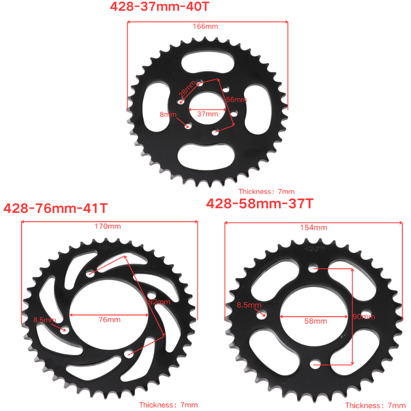 428er Kettenrad 37T/40T/41T/45 – Cycling Quads Bewertung und Preis